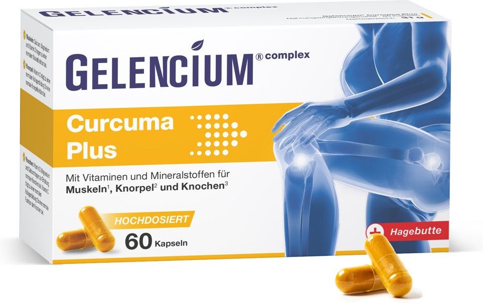 Gelencium Curcuma Plus hochdosiert m.Vit.C Kapseln 60 St