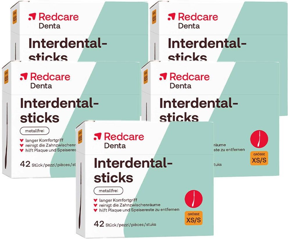 Redcare Interdentalsticks (Metallfrei) Fünferpack 5x42 St Zahnbürste