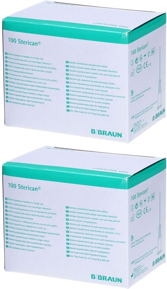 Sterican Einm 18G 40Mm KS x2 2x100 St Kanüle