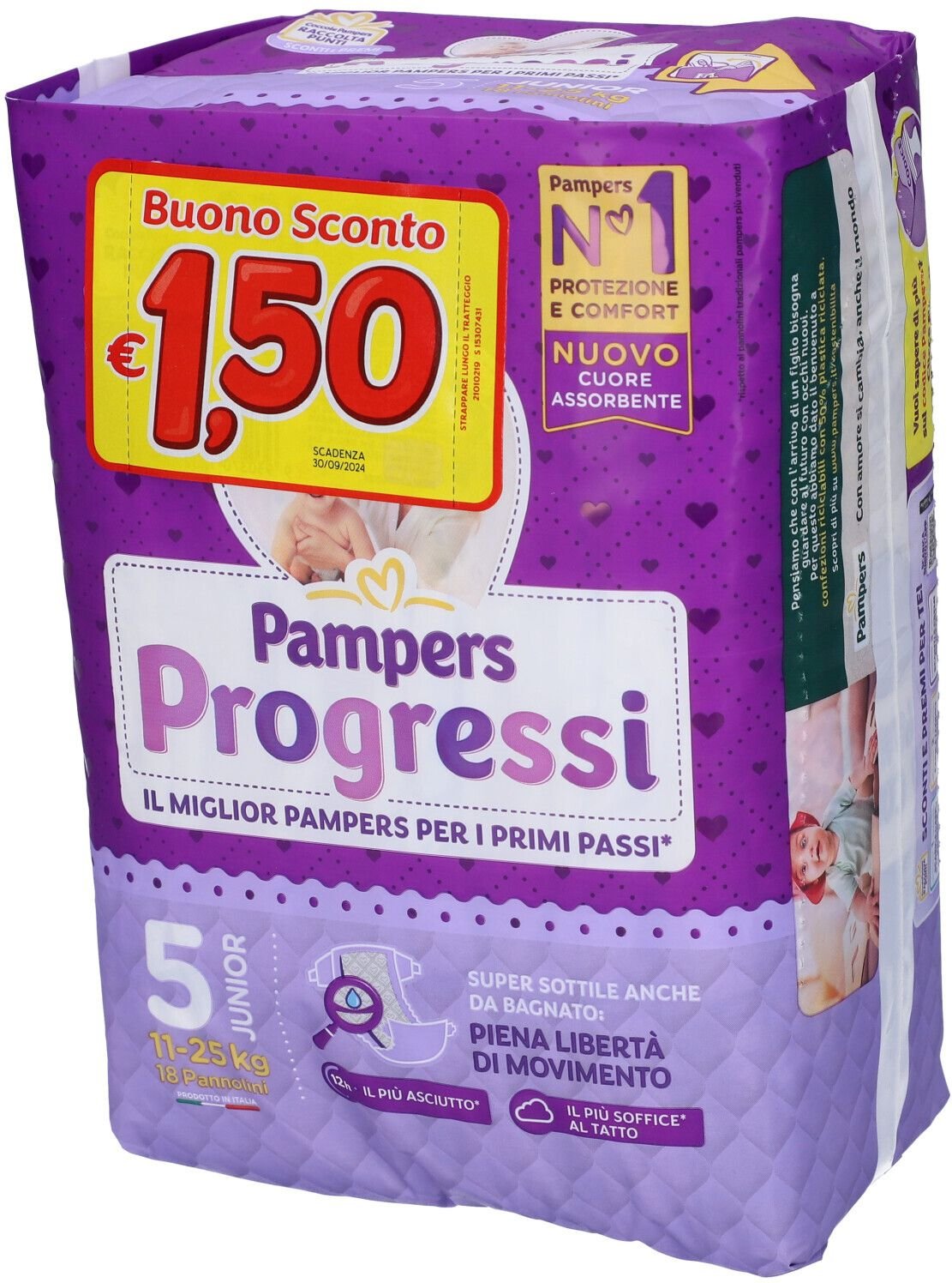 Pampers Prog J 18Pz Windeln