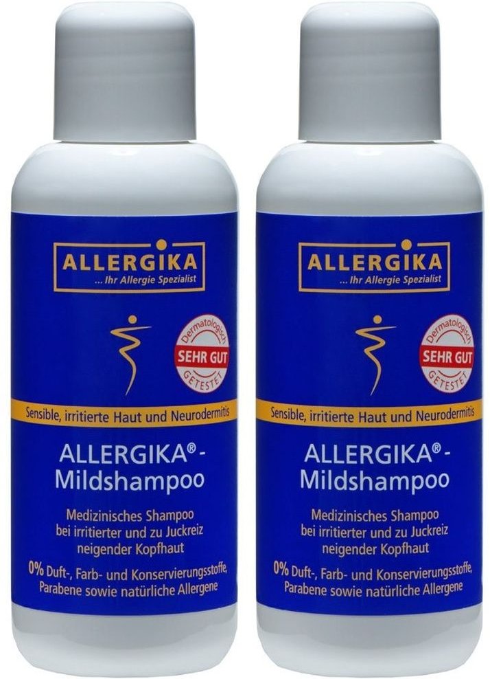 Allergika Mildshampoo x2 2x200 ml Shampoo