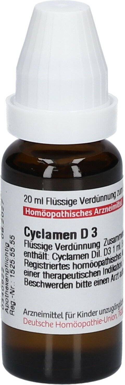 Thumbnail - Cyclamen D 3 Dilution 20 ml