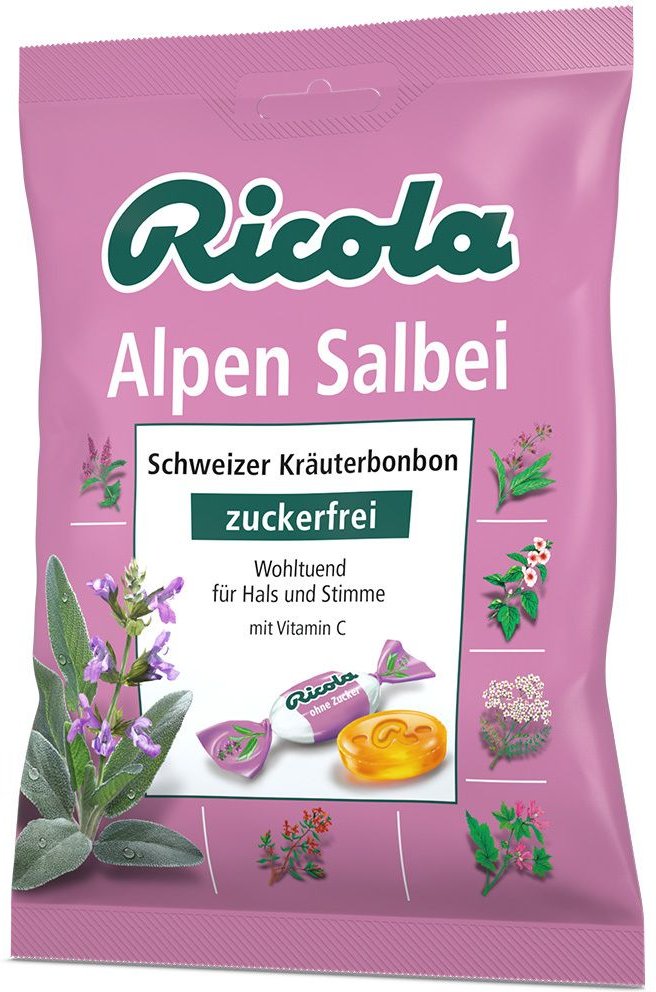 Ricola o.Z.Beutel Salbei Alpen Bonbons 75 g