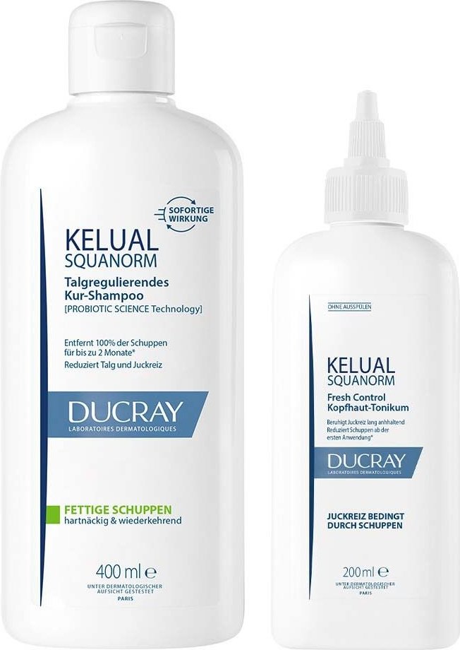 Ducray Kelual Squanorm Anti-Schup.Kopfhaut-Tonikum + Anti-Schuppen 1 St Set