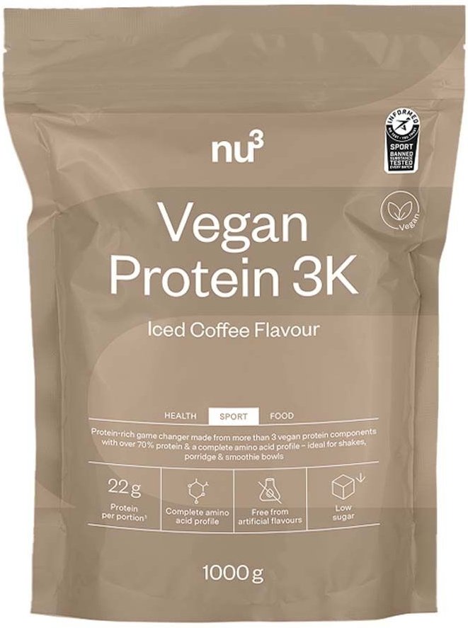 nu3 Vegan 3K Iced Coffee 1000 g Pulver
