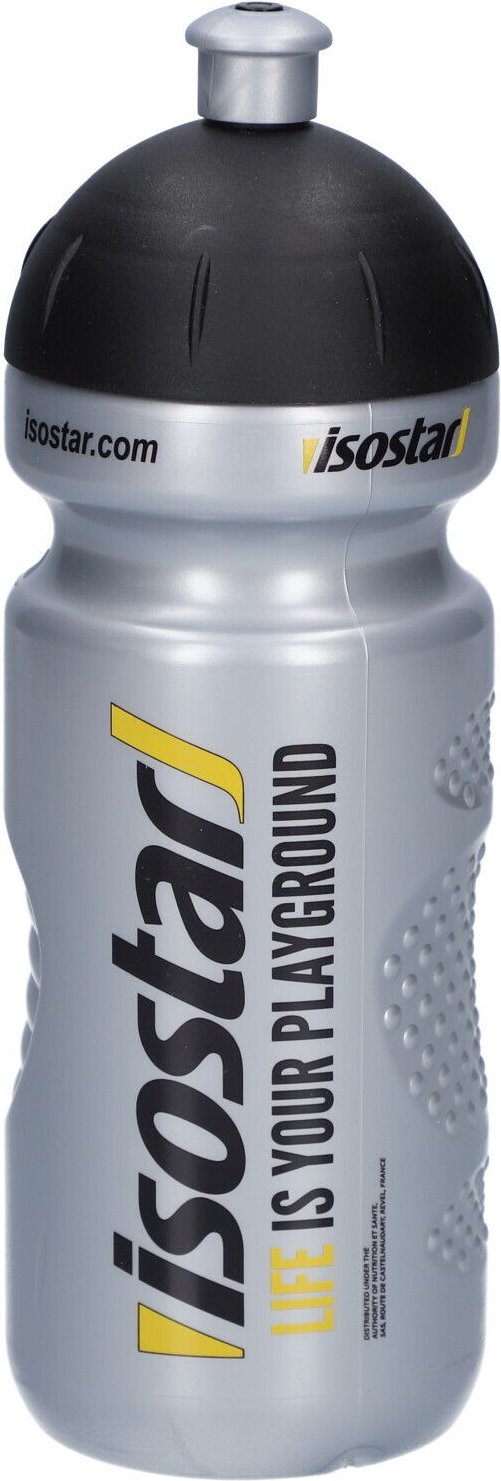 Isostar Push Pull Trinkflasche silver 650 ml Flaschen