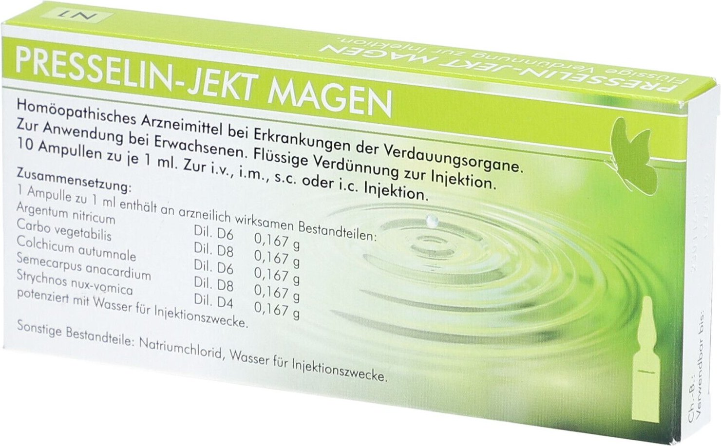 PRESSELIN-Jekt Magen Ampullen 10x1 ml