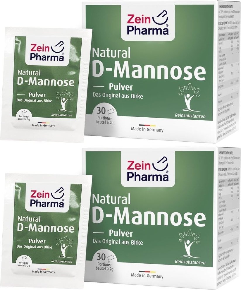 Natural D-Mannose 2000 mg Pulver Beutel 2x 2x30x2 g