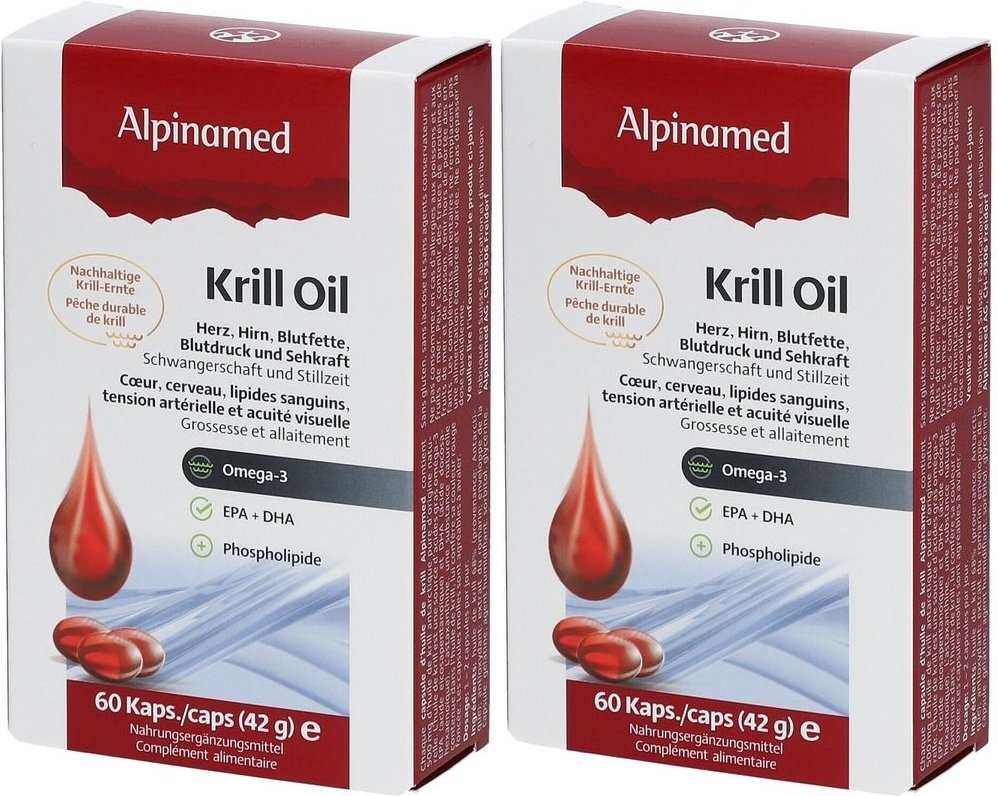 Alpinamed Krill Oil x2 2x60 St Kapseln