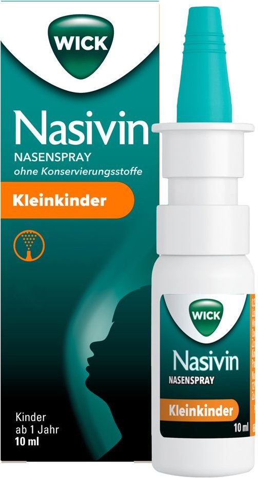 Wick Nasivin Nasenspray oK Kleinkinder 0,25 mg/ml 10 ml