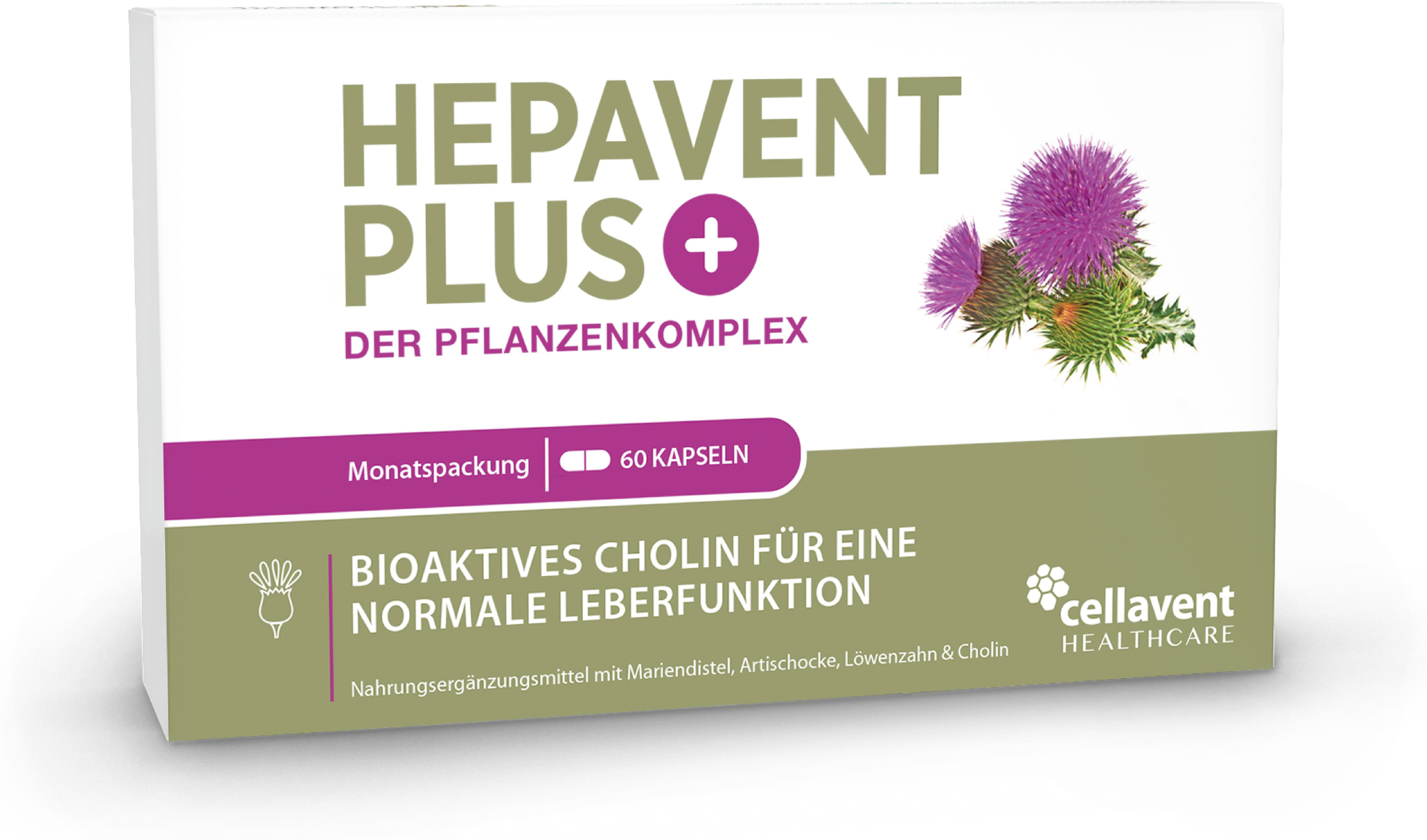 Hepavent Plus Leber Cholin Mariendis.Artisch.Kaps. 60 St Kapseln