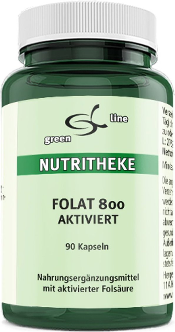 Folat 800 aktiviert Kapseln 90 St
