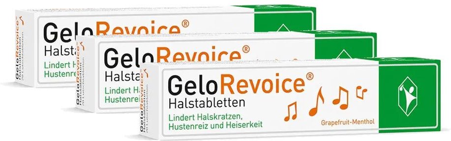 Gelorecoive Halstabletten GrapefruitMenthol Lut. 3er-Pack 3x20 St Lutschtabletten