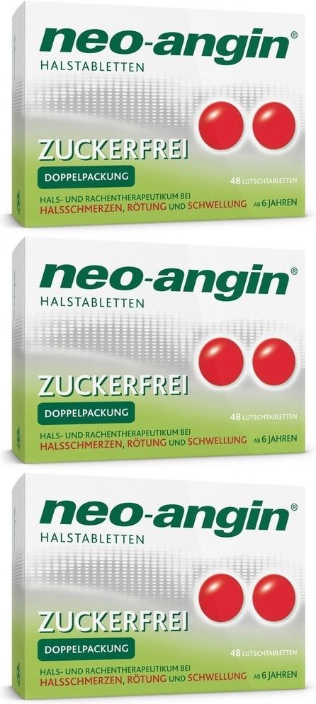 Neo-Angin Halstabletten zuckerfrei 3x 3x48 St Lutschtabletten