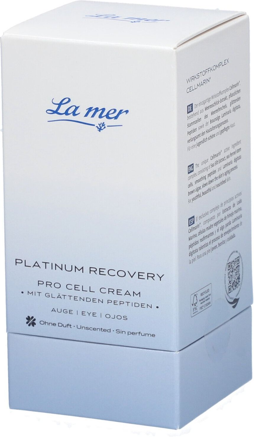 Thumbnail - LA MER Platinum Recovery Pro Cell Cream Auge o.P. 15 ml Augencreme