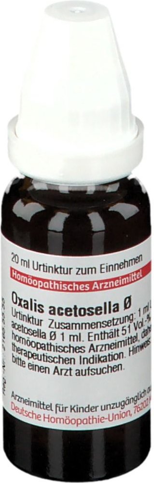 DHU Oxalis Acetosella Urtinktur