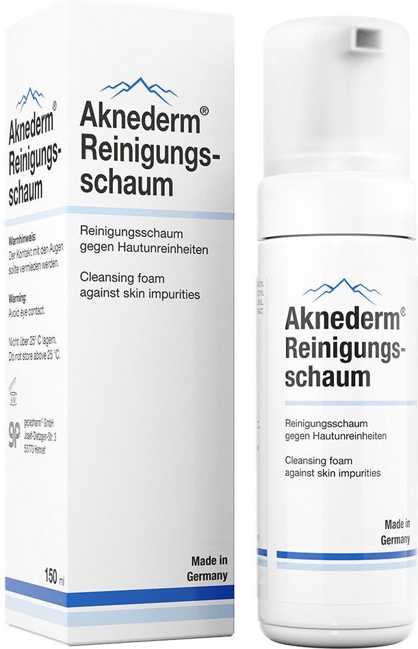 Aknederm Reinigungsschaum 150 ml Schaum