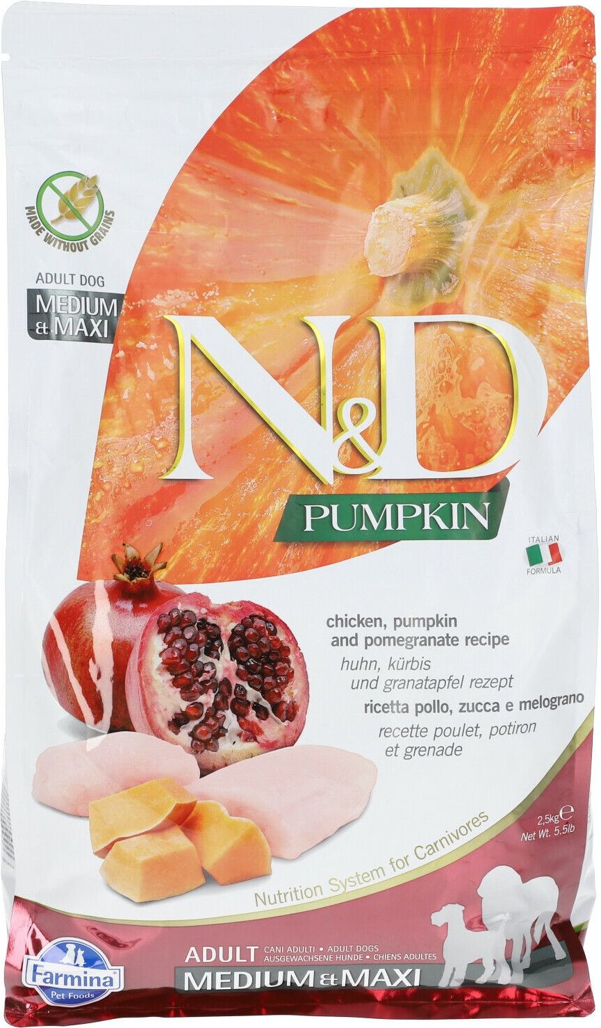 N&D GF P Chic&Pom AD M/Max2,5K 2500 g Pellets