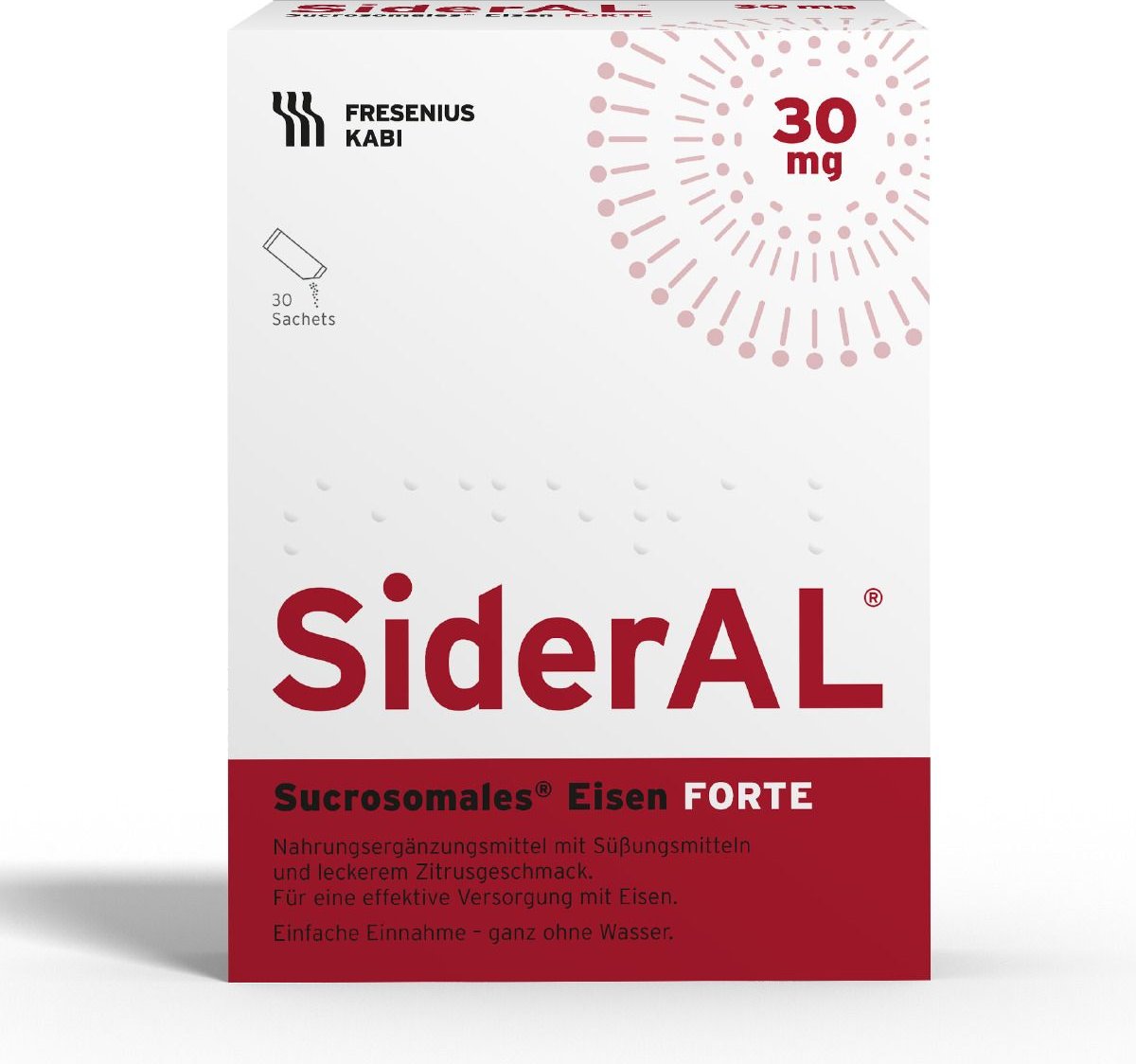Sideral Eisen Forte 30 mg Zitrusfrucht Sach.Gran. St Granulat