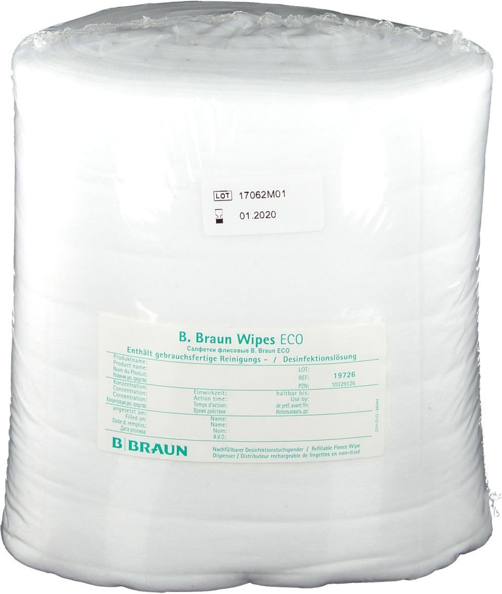 B.braun wipes Vliesrolle ECO 120 Tücher St
