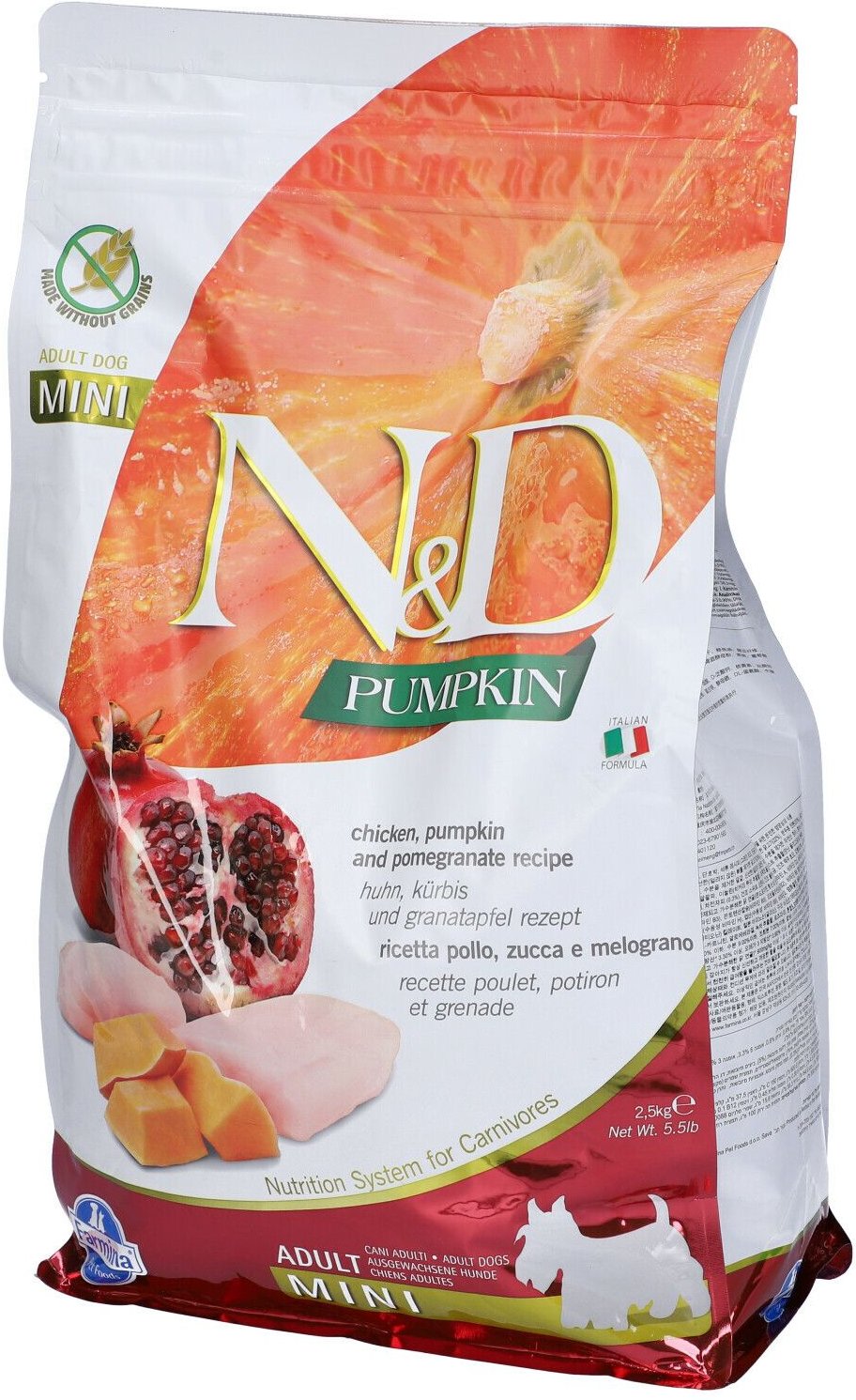 N&D GF P Chic&Pom AD Mini2,5Kg 2500 g Futter