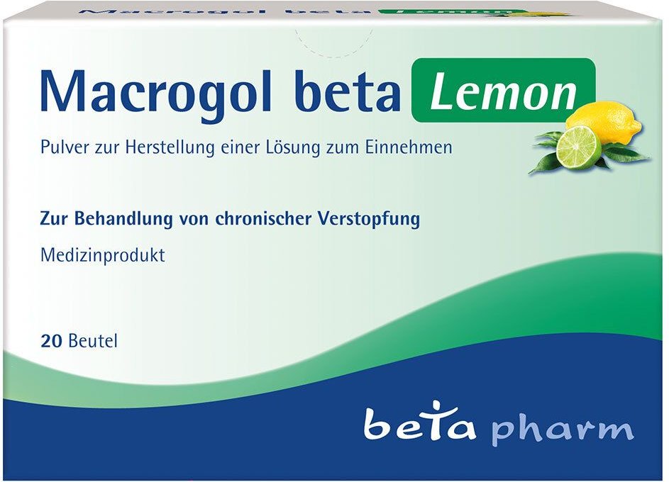 Macrogol beta Lemon Pulver