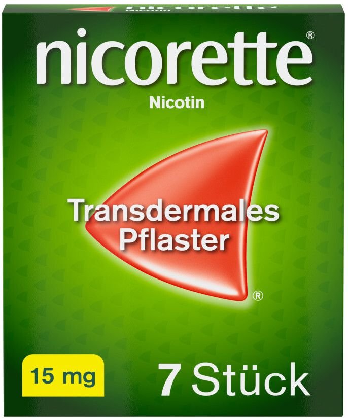 Nicorette TX Pflaster 15 mg 7 St transdermal