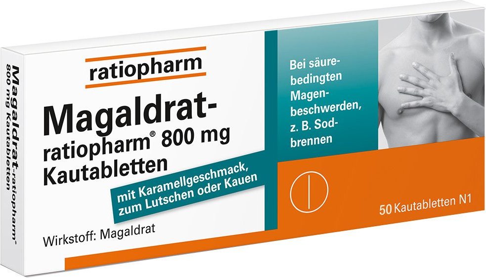 MAGALDRAT-ratiopharm 800 mg Tabletten 50 St