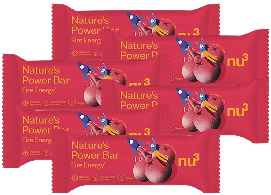 nu3 Nature's Power Bar - Fire Energy x6 6x38 g