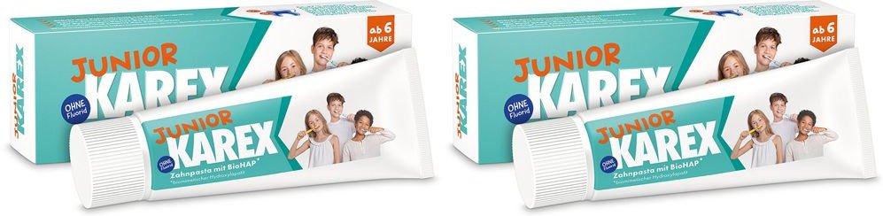Junior Karex x2 2x65 ml Zahncreme