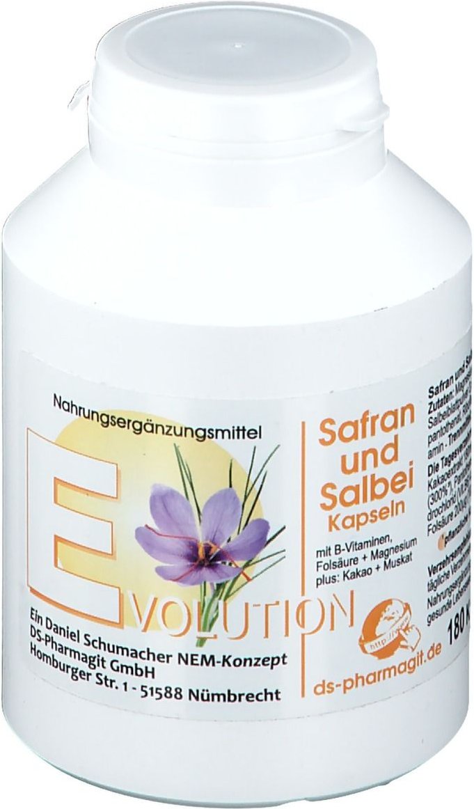 Safran UND Salbei Kapseln 180 St