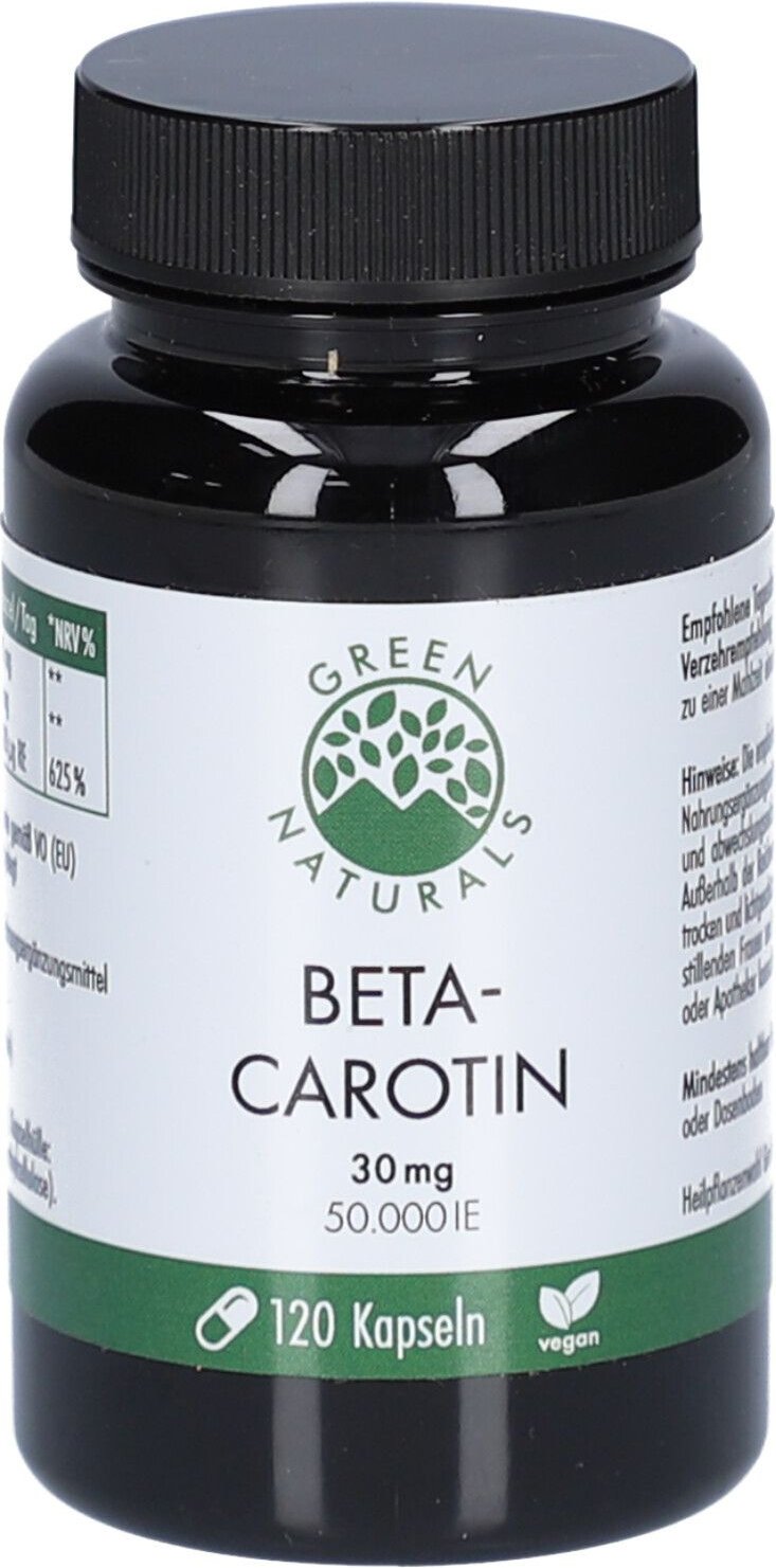 Green Naturals Beta-Carotin 30mg 50.000 I.e. vegan 120 St Kapseln