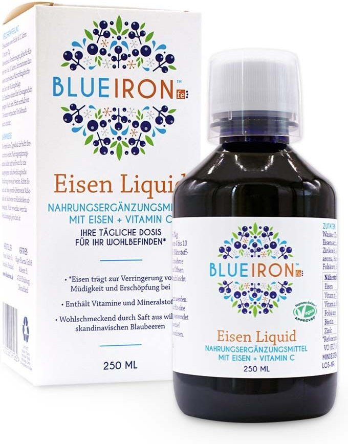 Blueiron Eisen Liquid Flüssigkeit zum Einnehmen