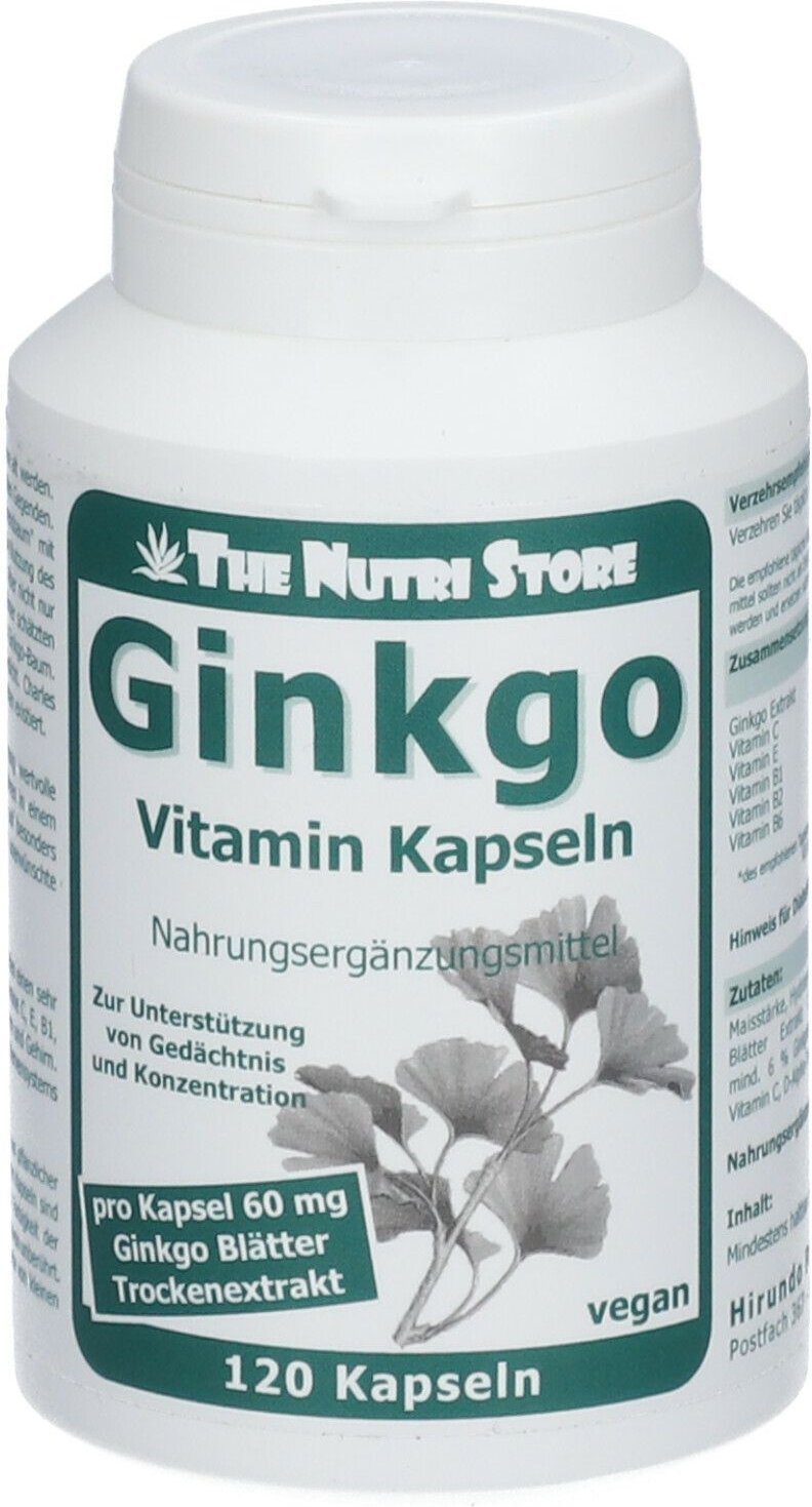 Thumbnail - Ginkgo 60 mg Extrakt Kapseln 120 St