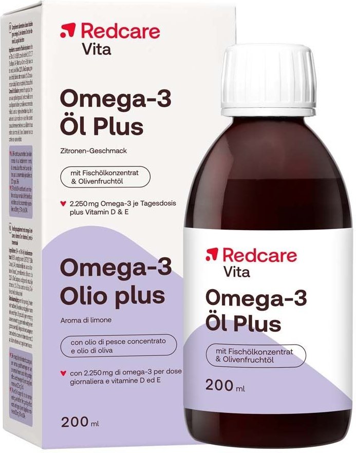 Redcare Vita Omega-3 Öl Plus 200 ml