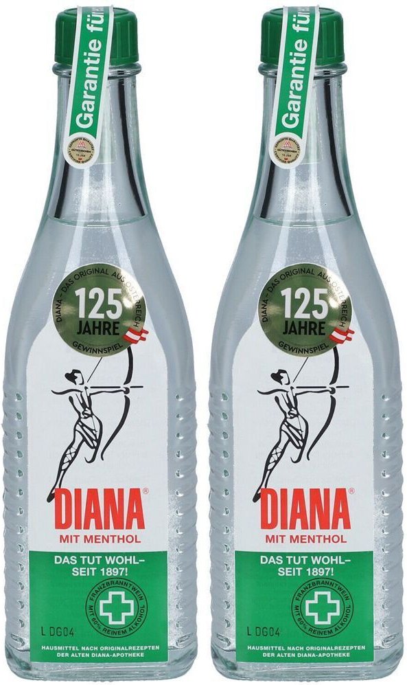 Diana Franzbr.wein Menthol 1 250Ml Doppelpack 2x250 ml Lösung