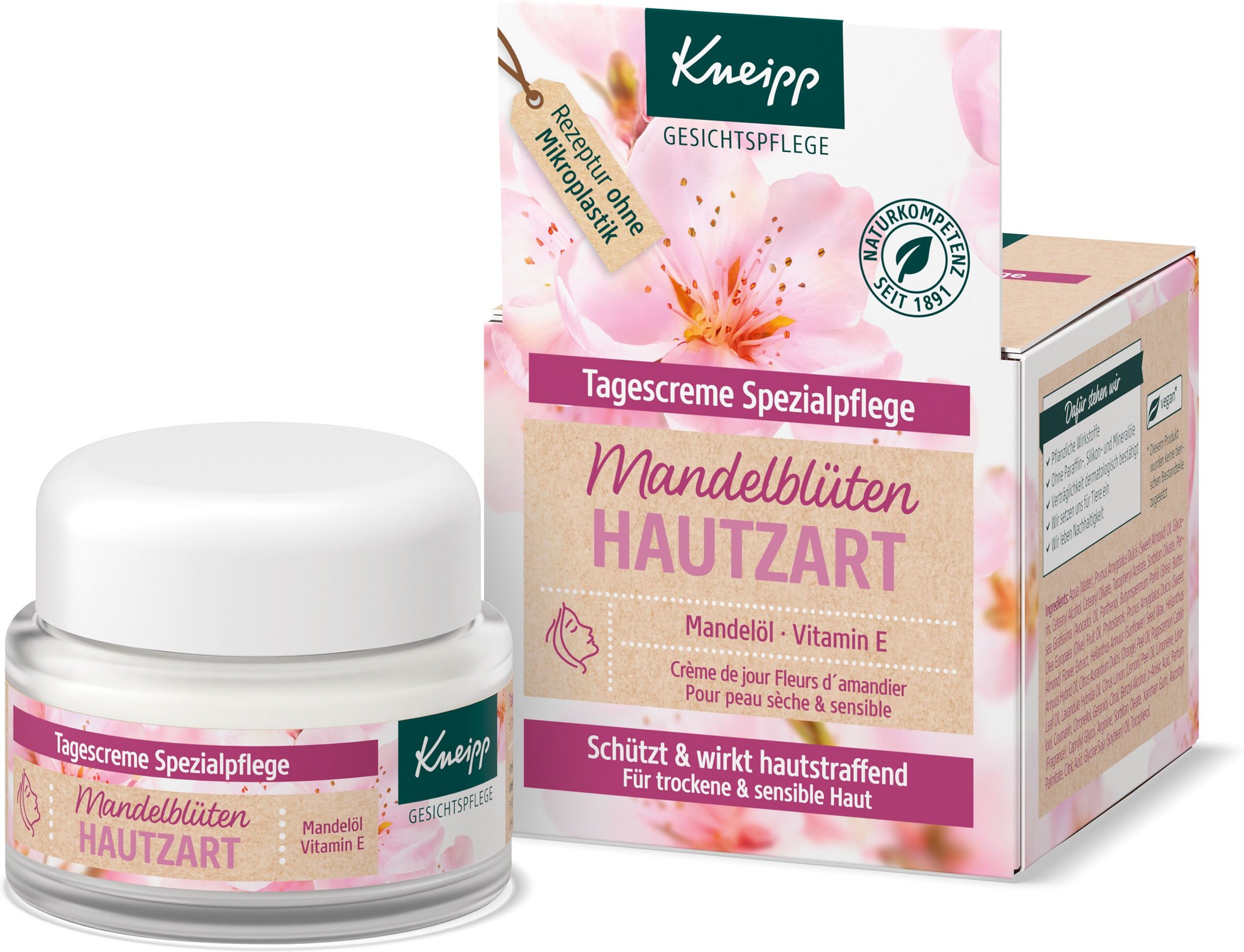 Kneipp Tagescreme Spezialpflege Mandelblüten hautz