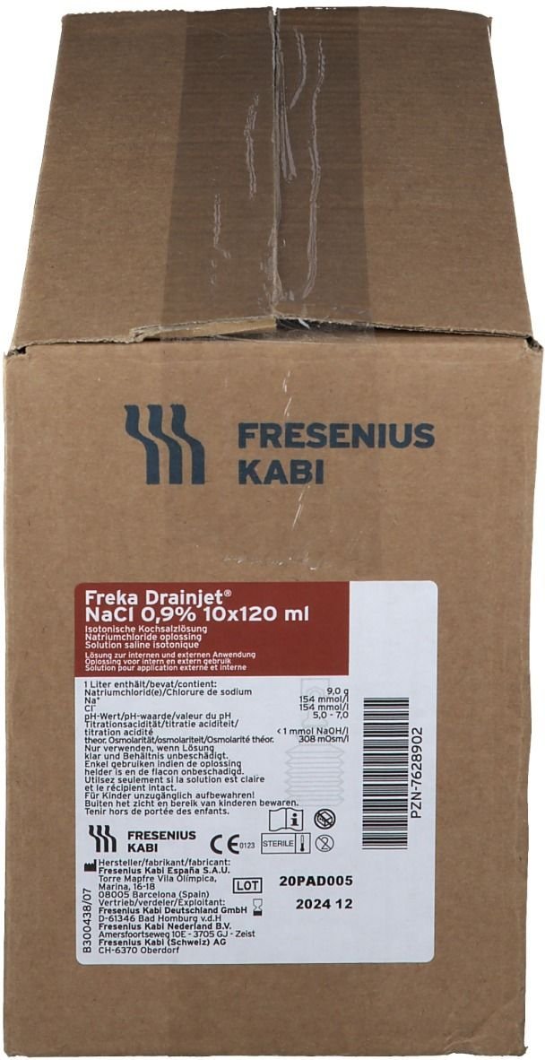 Freka Drainjet Kochsalzlösung 0,9% Iso