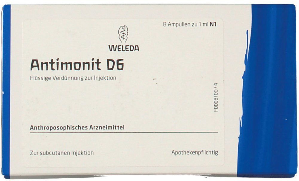 Antimonit D 6 Ampullen 8 St