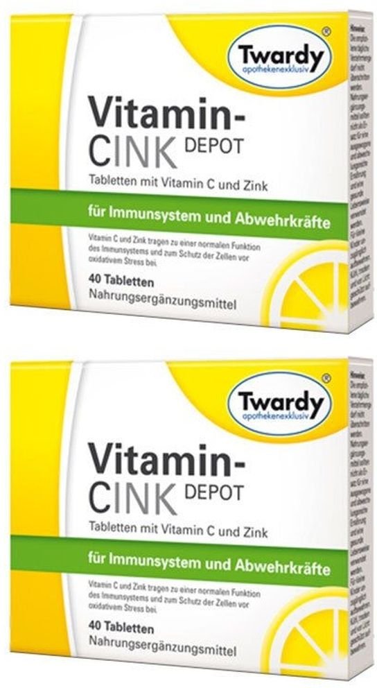 Vitamin Cink Depot Tabletten 2x 2x40 St
