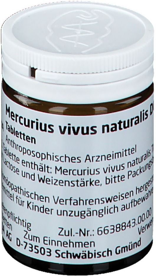 Mercurius Vivus Naturalis D 6 Tabletten 80 St