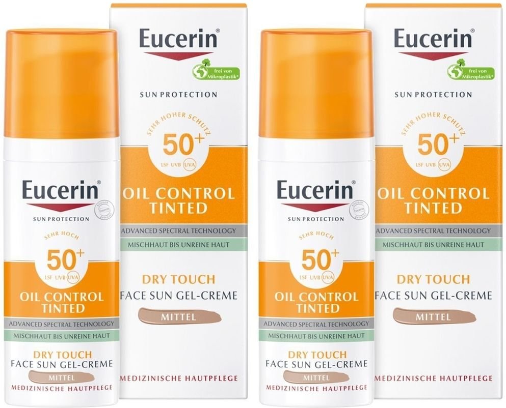 Eucerin SUN OIL Tint MIT x2 2x50 ml Creme