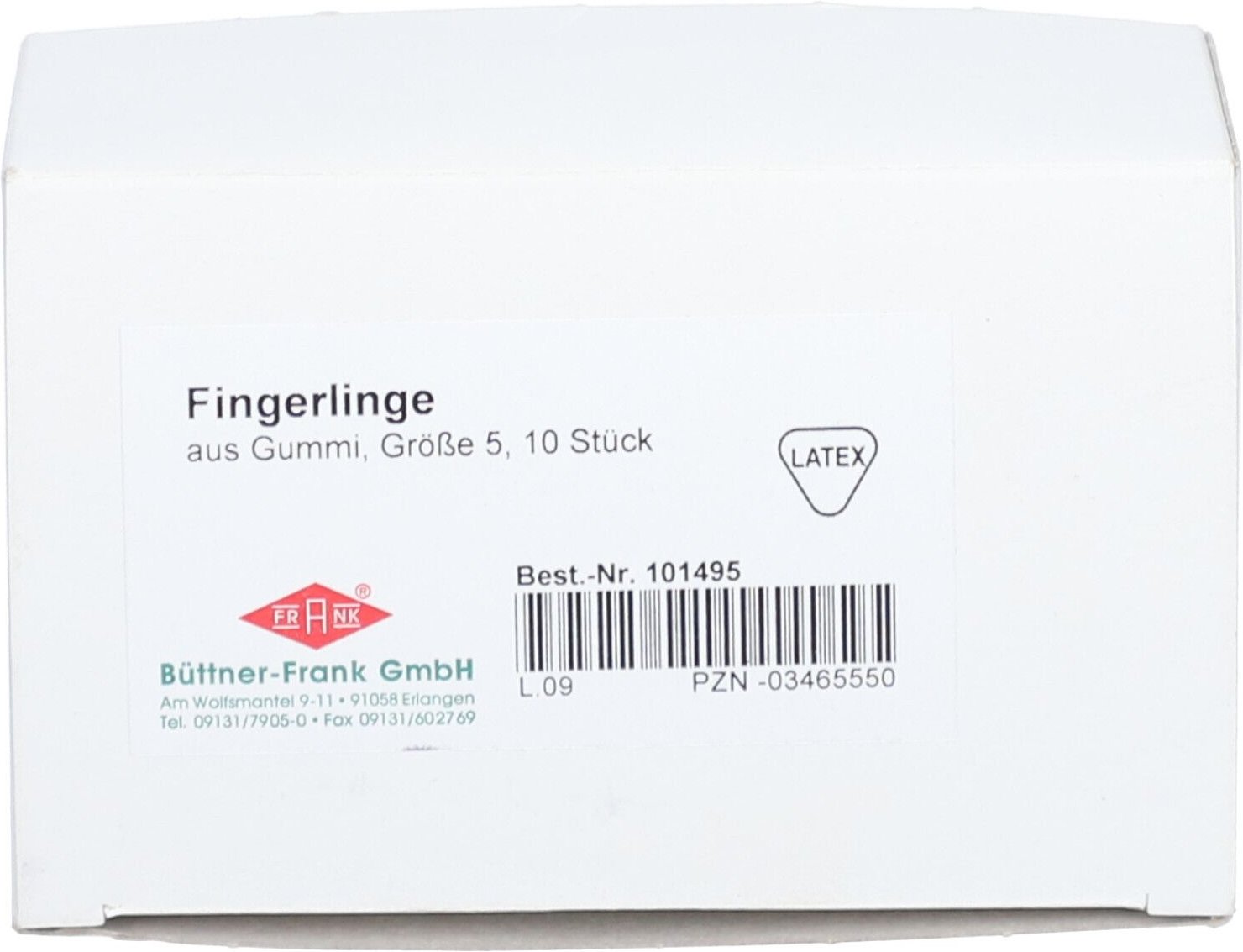 Fingerling Gummi Gr.5 transparent 10 St
