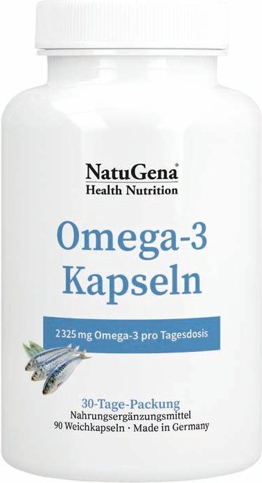 Thumbnail - Omega-3 Kapseln Fischöl 705 mg DHA 1390 EPA 90 St Weichkapseln