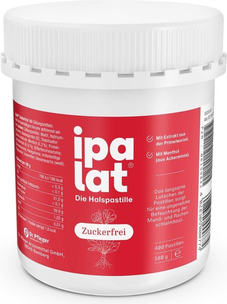 Ipalat Halspastillen zuckerfrei 400 St Pastillen