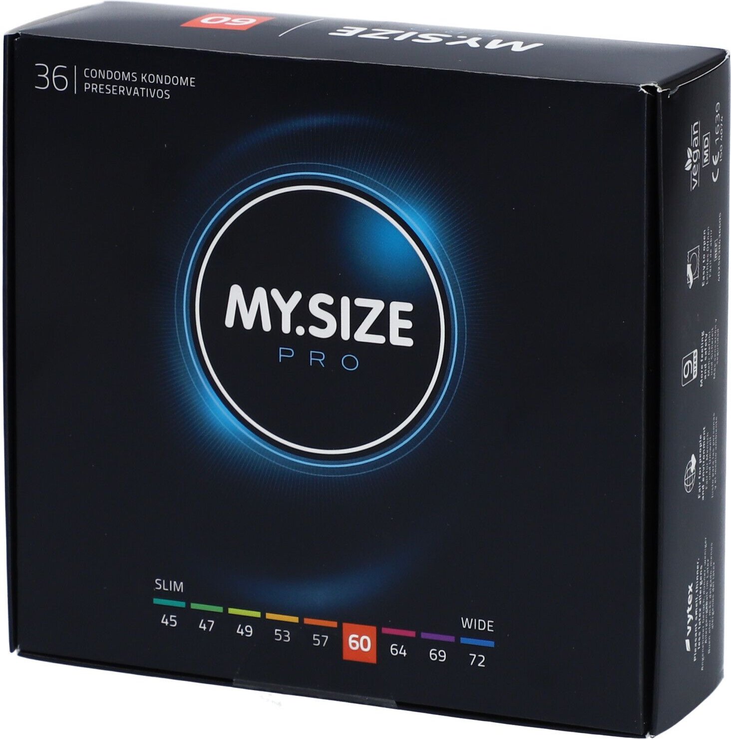 MY.SIZE PRO, 60 mm, 36 Stk.