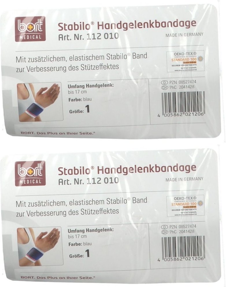 Bort Stab Handgel BA BL 1 x2 2x1 St Bandage(s)