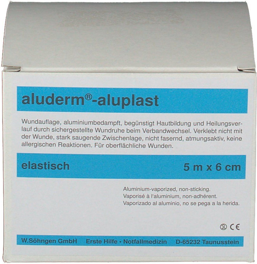 Thumbnail - Aluderm aluplast Wundverb.Pfl.6 cmx5 m elast. 1 St Pflaster