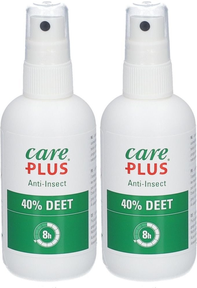 Care Plus Deet Anti Insect Spray 40% 2x 2x100 ml