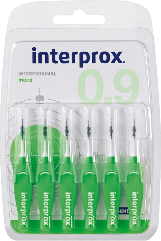 Interprox reg micro grün Interdentalbürste Blis. 6 St Zahnbürste